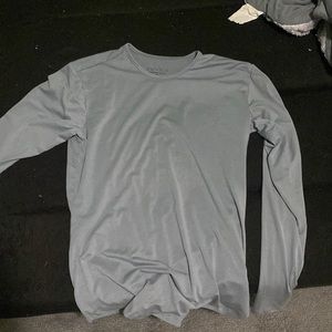 Men’s medium slate gray long sleeve